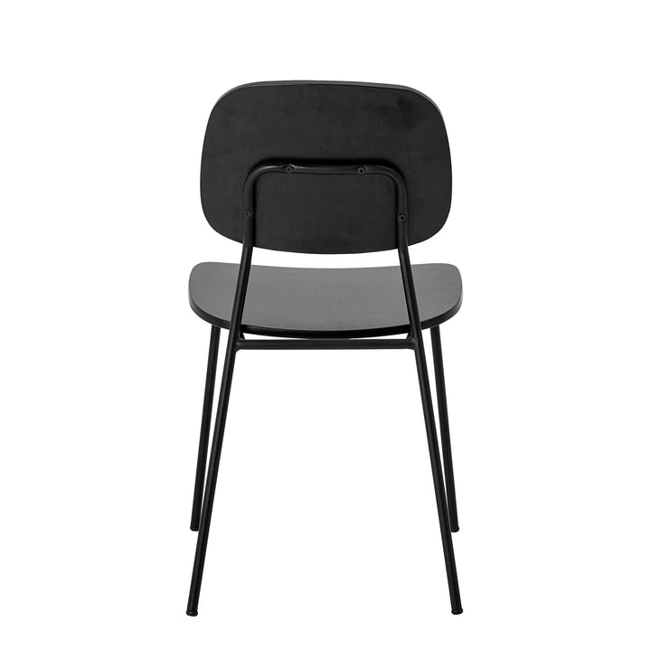 Scaun Dining Negru Placaj Bloomingville - Imagine 7