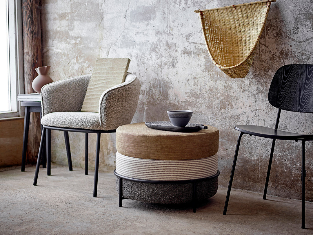 Scaun Dining Negru Placaj Bloomingville - Imagine 13