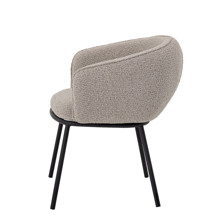 Scaun Dining Gri Poliester Bloomingville - Imagine 3