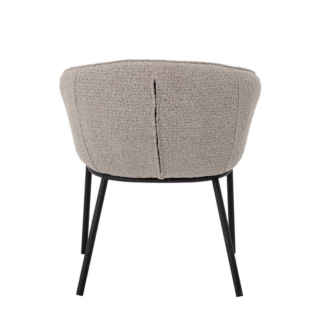 Scaun Dining Gri Poliester Bloomingville - Imagine 4