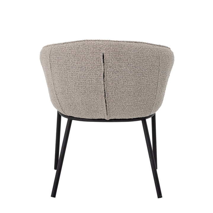 Scaun Dining Gri Poliester Bloomingville - Imagine 4