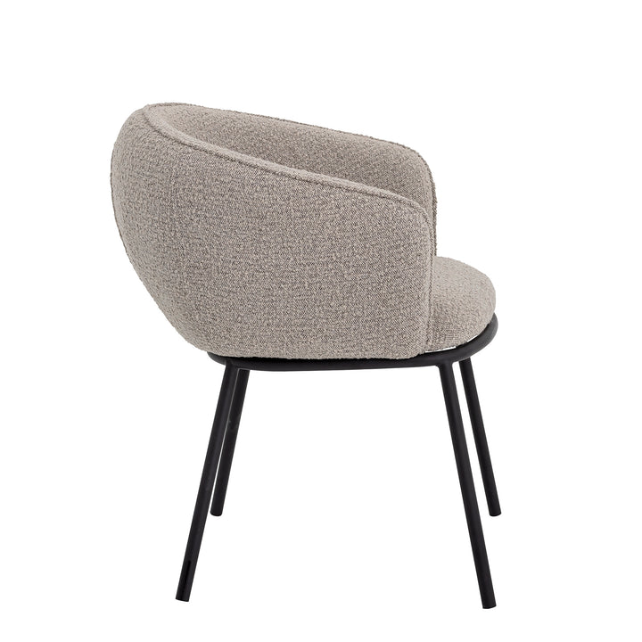 Scaun Dining Gri Poliester Bloomingville - Imagine 6