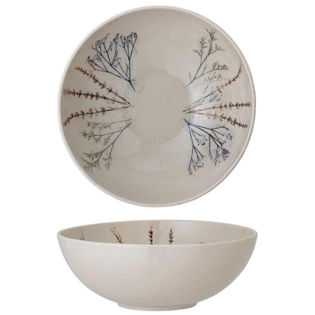 Bol Ceramică Naturală Cu Model Bloomingville - Imagine 1