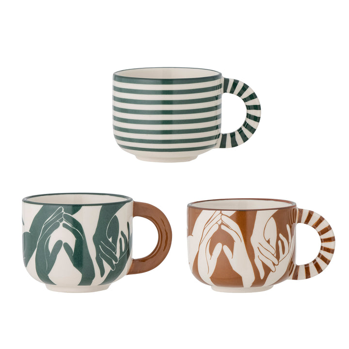 Set Căni Ceramică Multicolor Bloomingville - Imagine 1