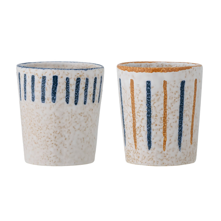 Set Căni Ceramică Albastră Bloomingville - Imagine 1