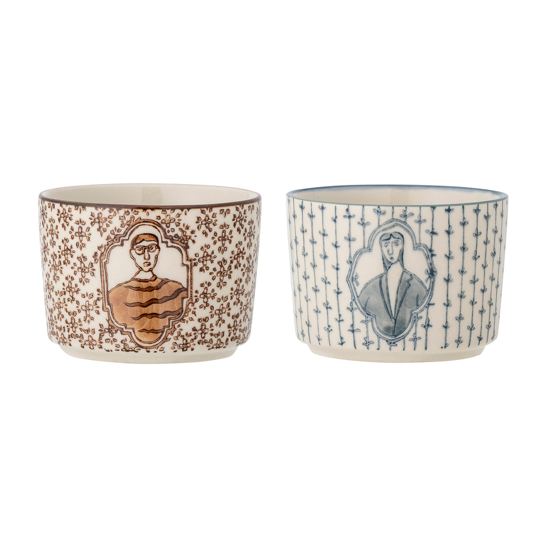 Set Boluri Ceramică Multicolor Bloomingville - Imagine 1