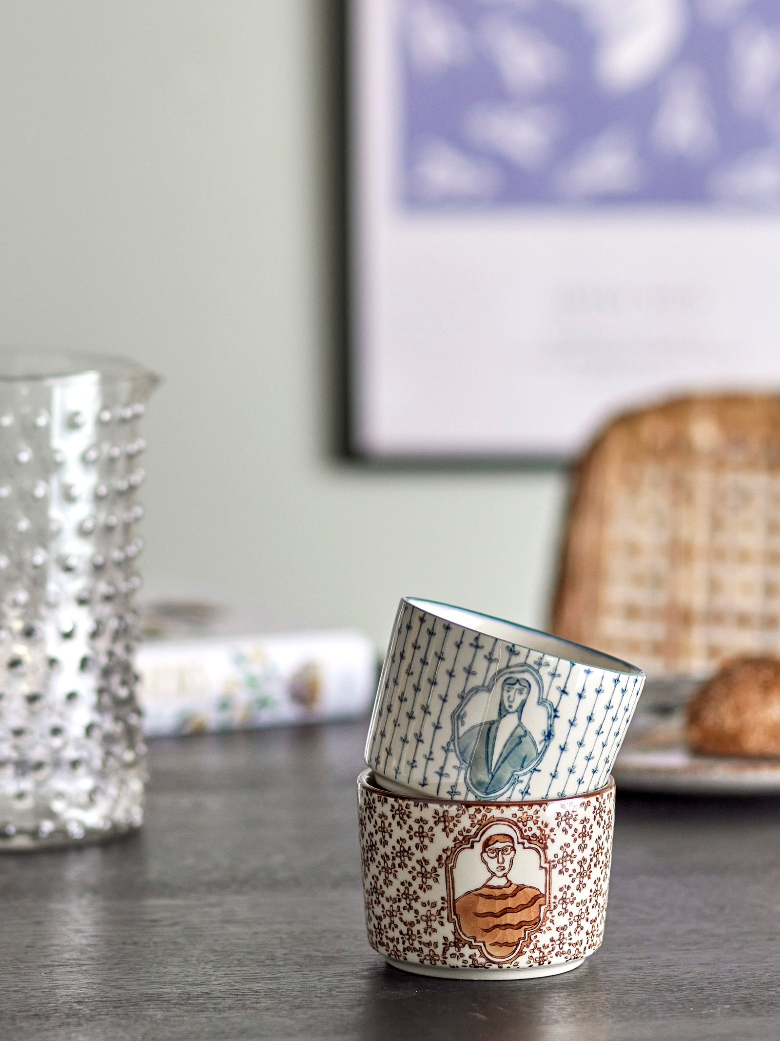 Set Boluri Ceramică Multicolor Bloomingville - Imagine 2