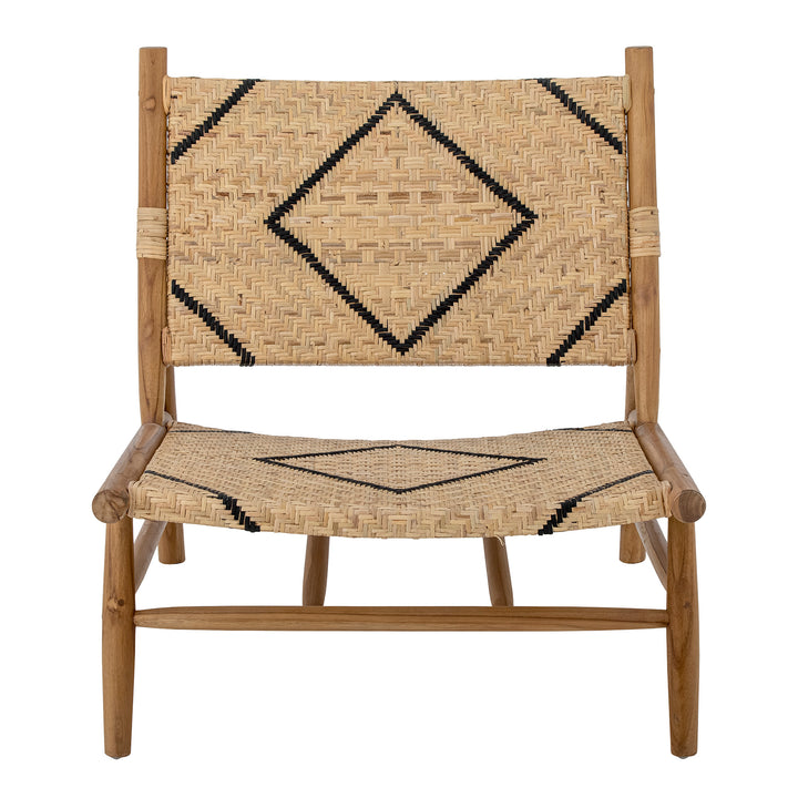 Fotoliu Lounge Lemn Teak Natural Bloomingville - Imagine 1