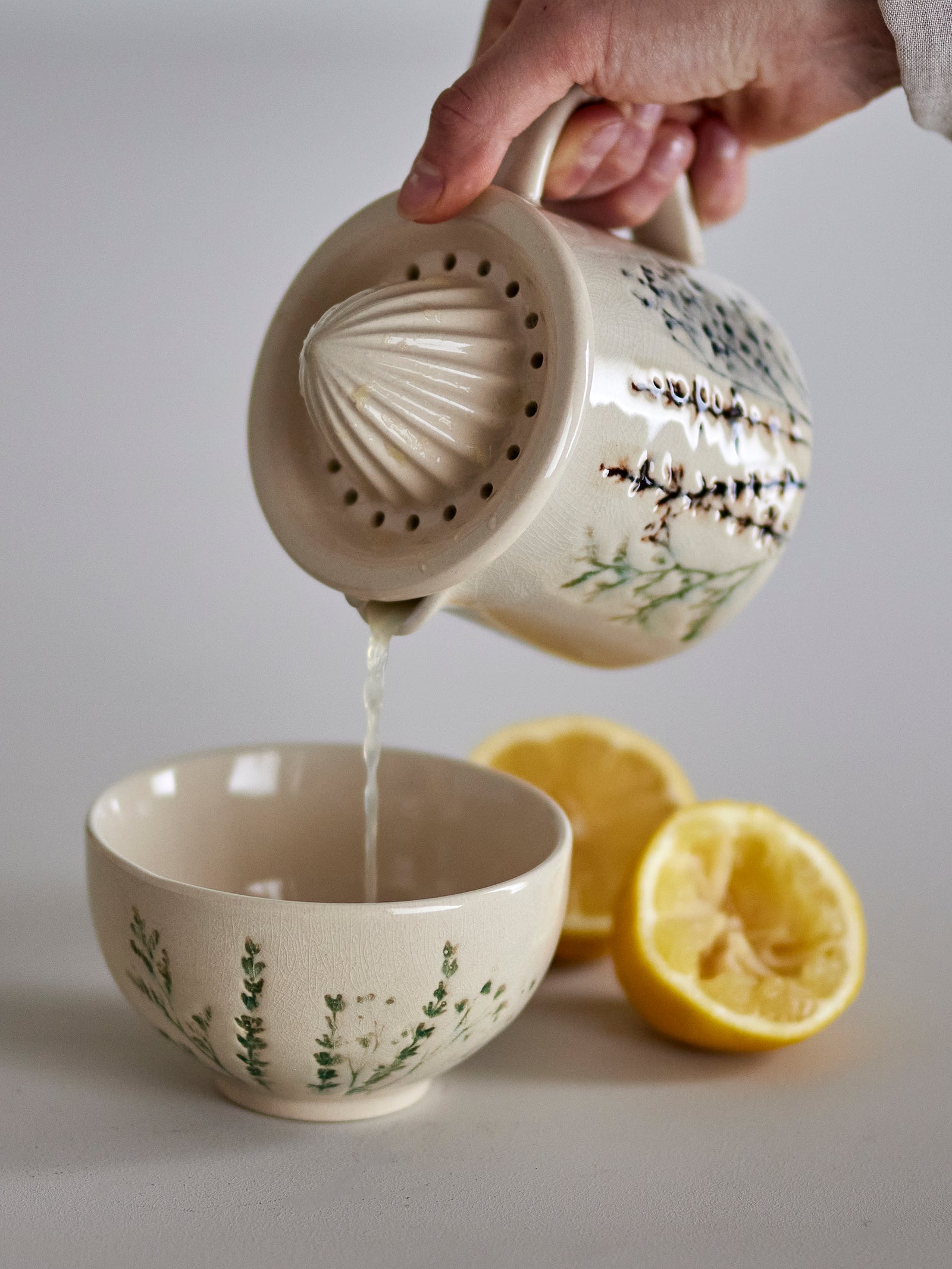Bol Ceramică Naturală Crackle Bloomingville - Imagine 5