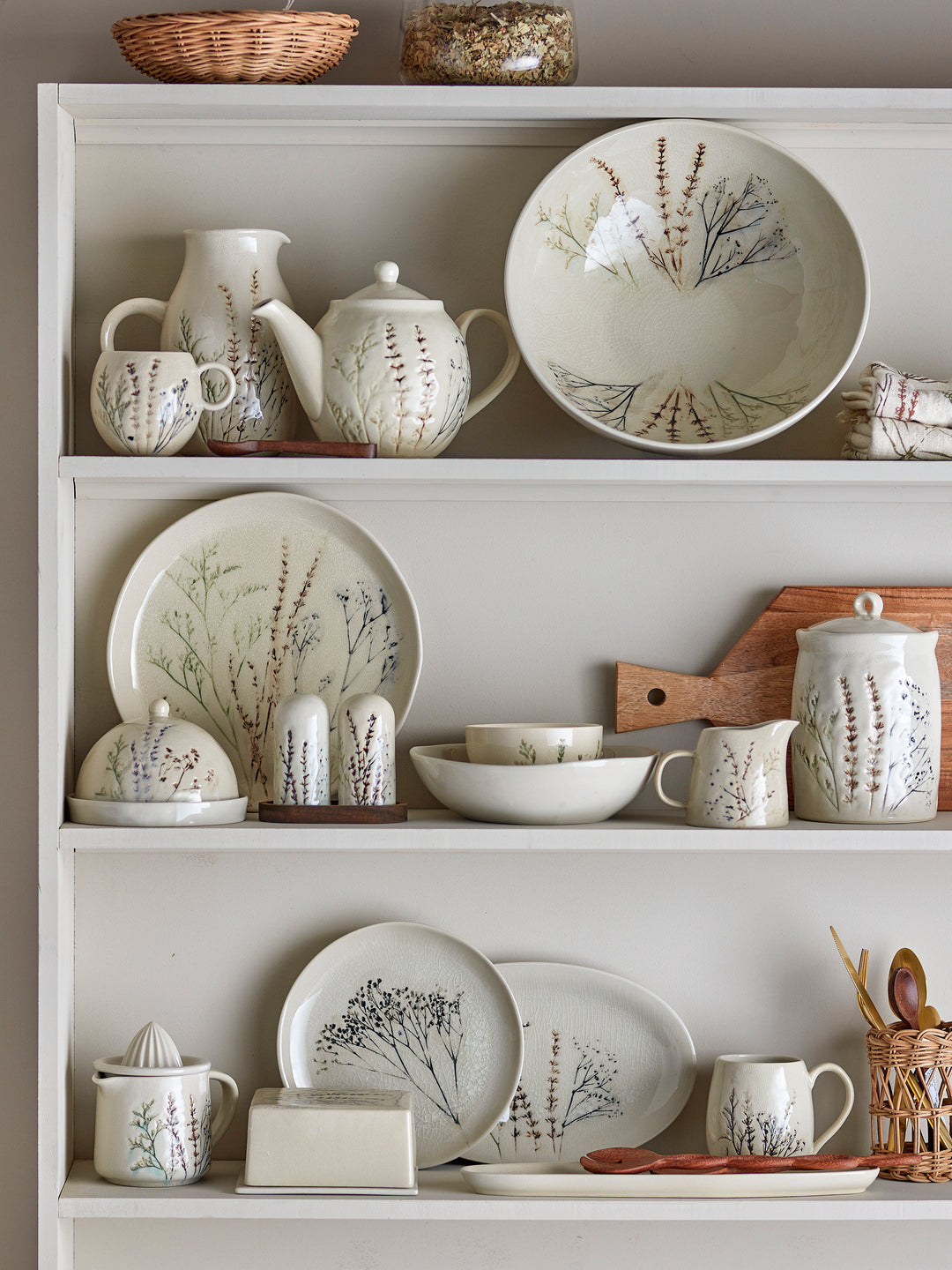 Bol Ceramică Naturală Crackle Bloomingville - Imagine 8