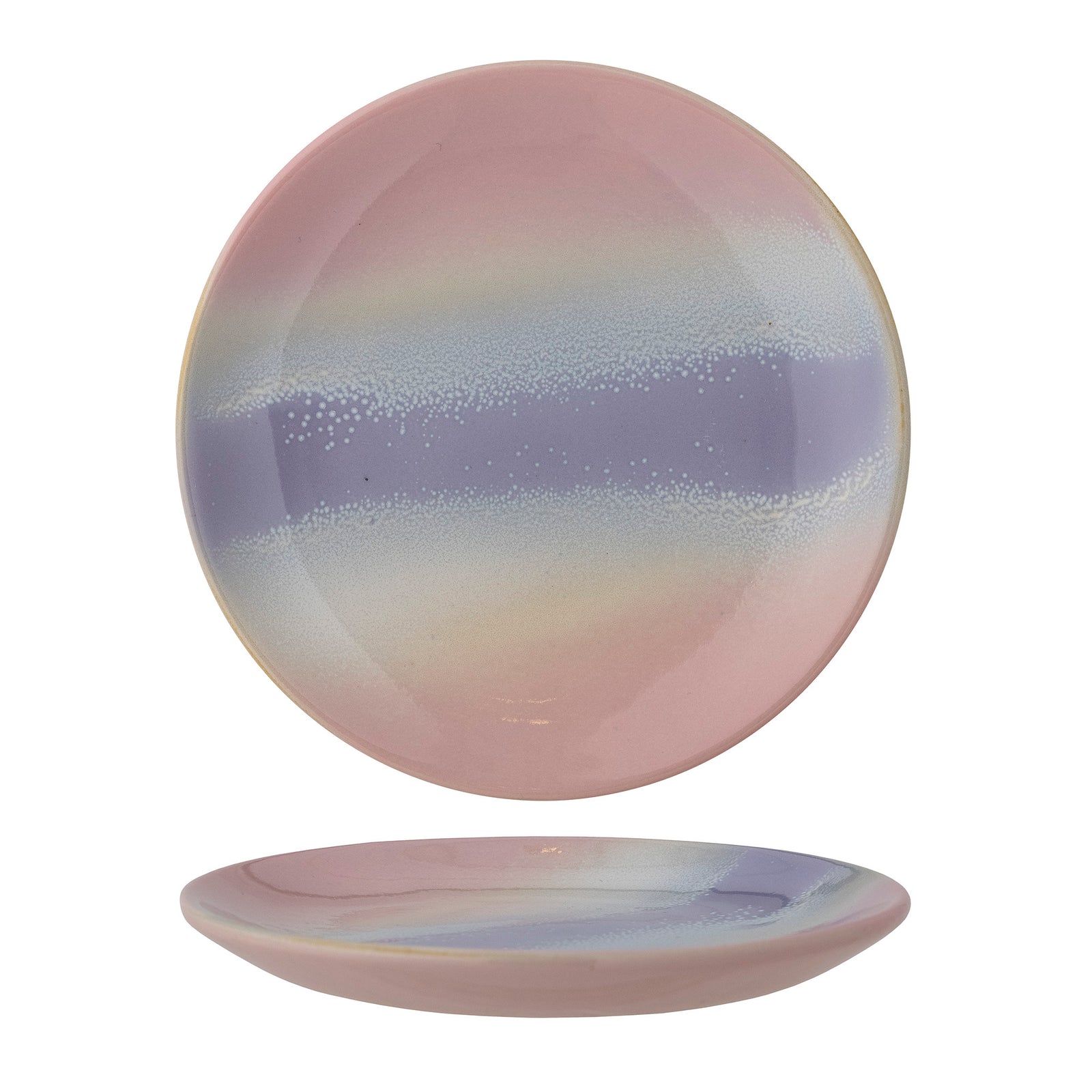 Farfurie Ceramică Roz Bloomingville - Imagine 1