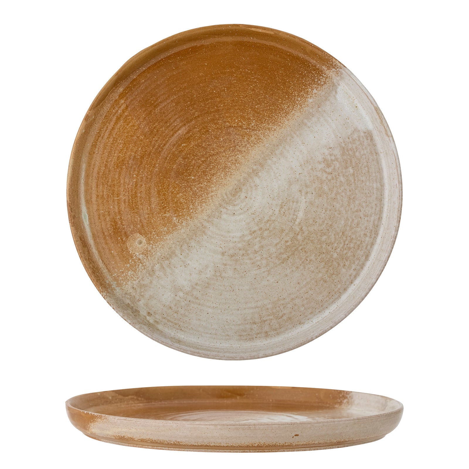 Farfurie Servire Ceramică Maro Bloomingville - Imagine 1