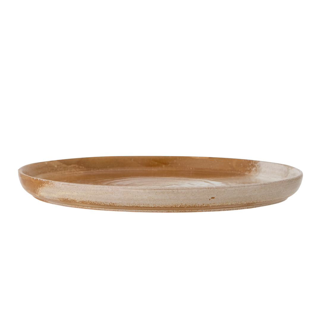 Farfurie Servire Ceramică Maro Bloomingville - Imagine 3