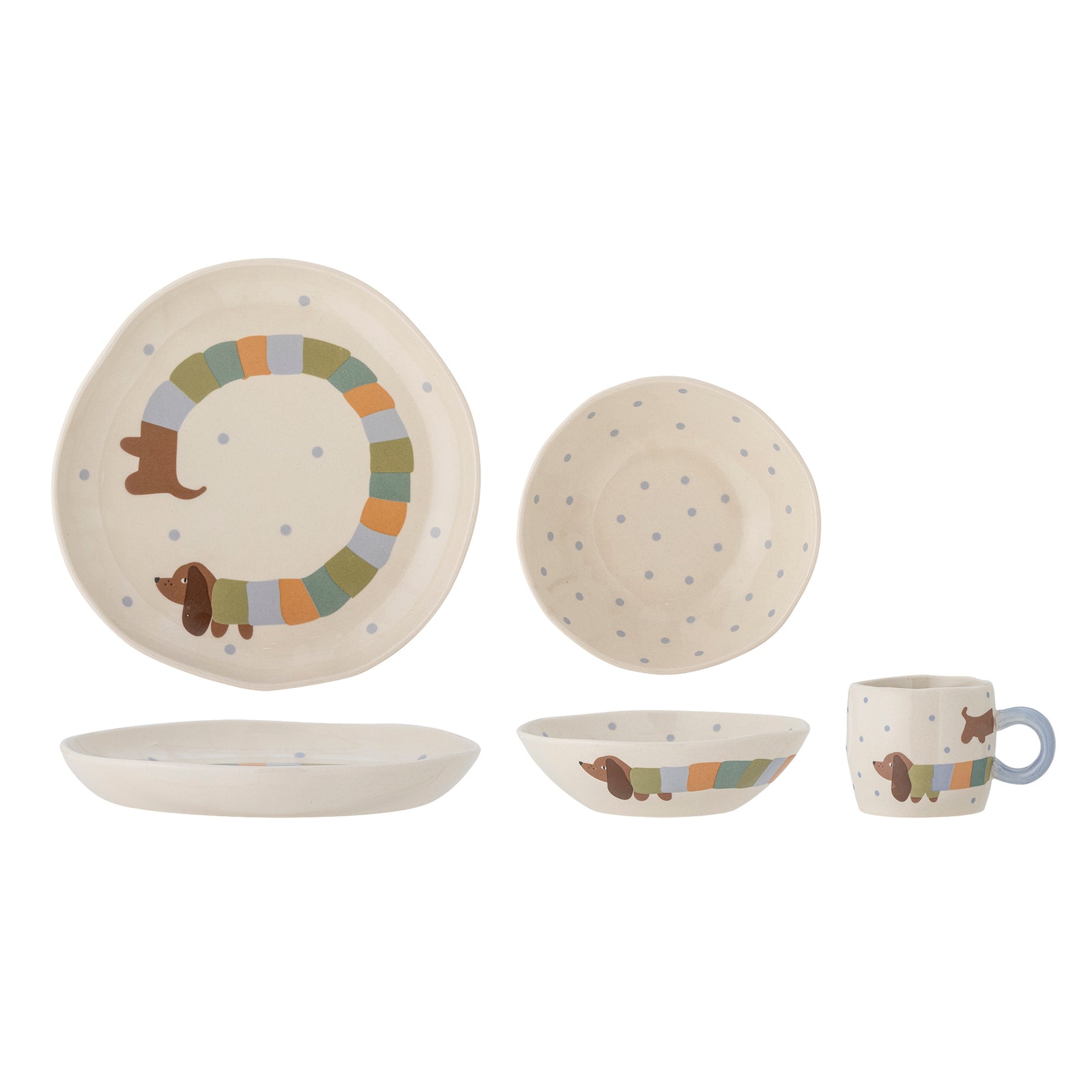 Set Vase Ceramice Multicolore Charlie Bloomingville - Imagine 1