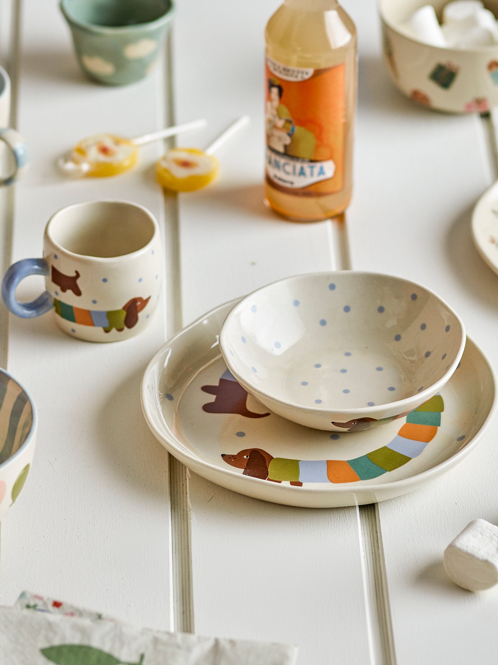 Set Vase Ceramice Multicolore Charlie Bloomingville - Imagine 3
