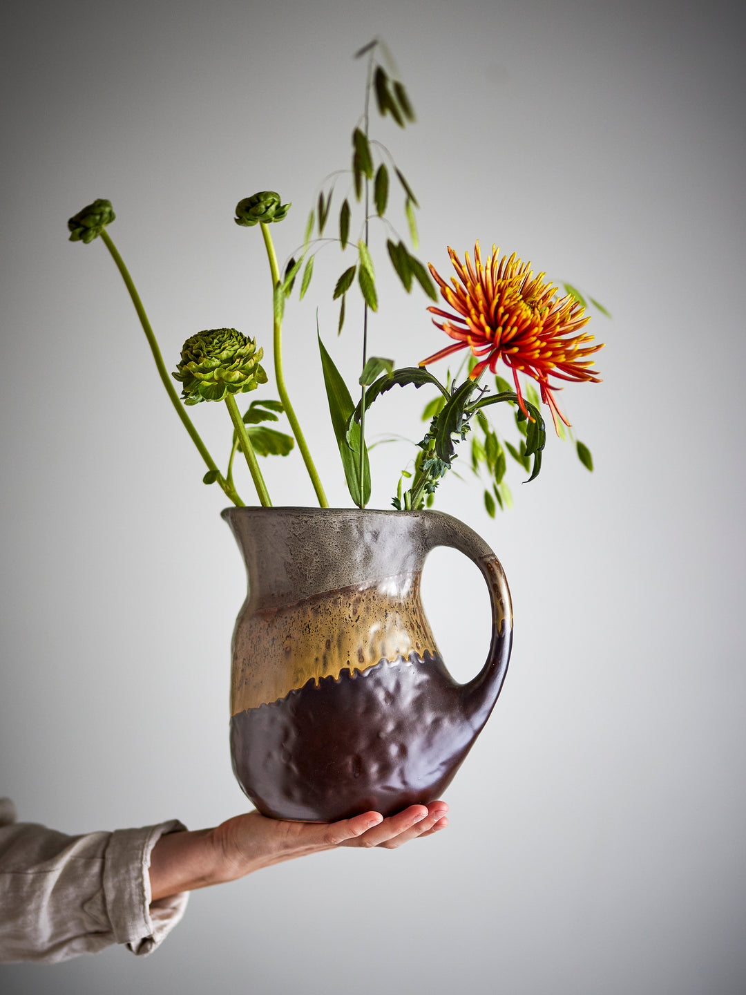 Cana Ceramică Maro Cu Glazură Reactivă Bloomingville - Imagine 8