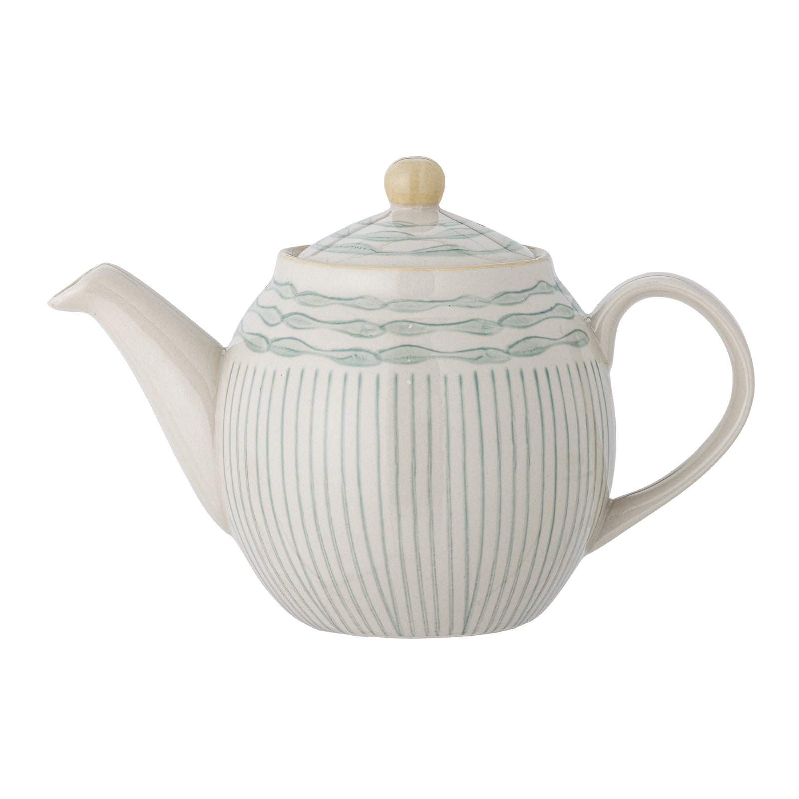 Ceainic Ceramic Verde Bloomingville - Imagine 1