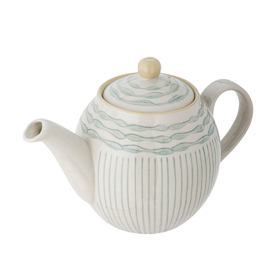 Ceainic Ceramic Verde Bloomingville - Imagine 3