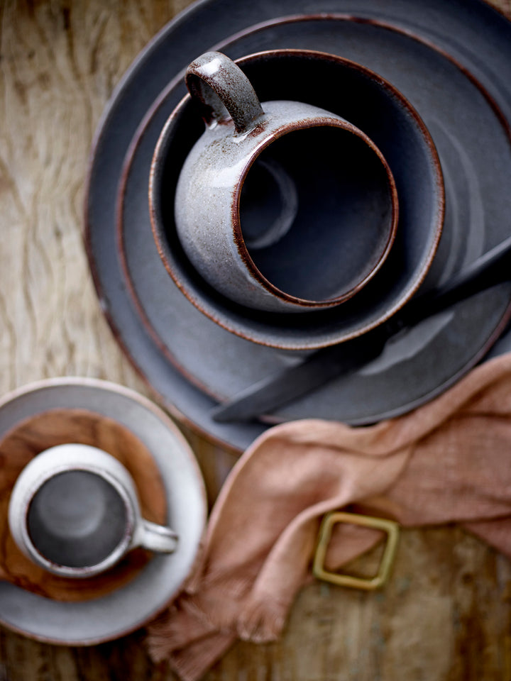 Farfurie Ceramică Gri Bloomingville - Imagine 4