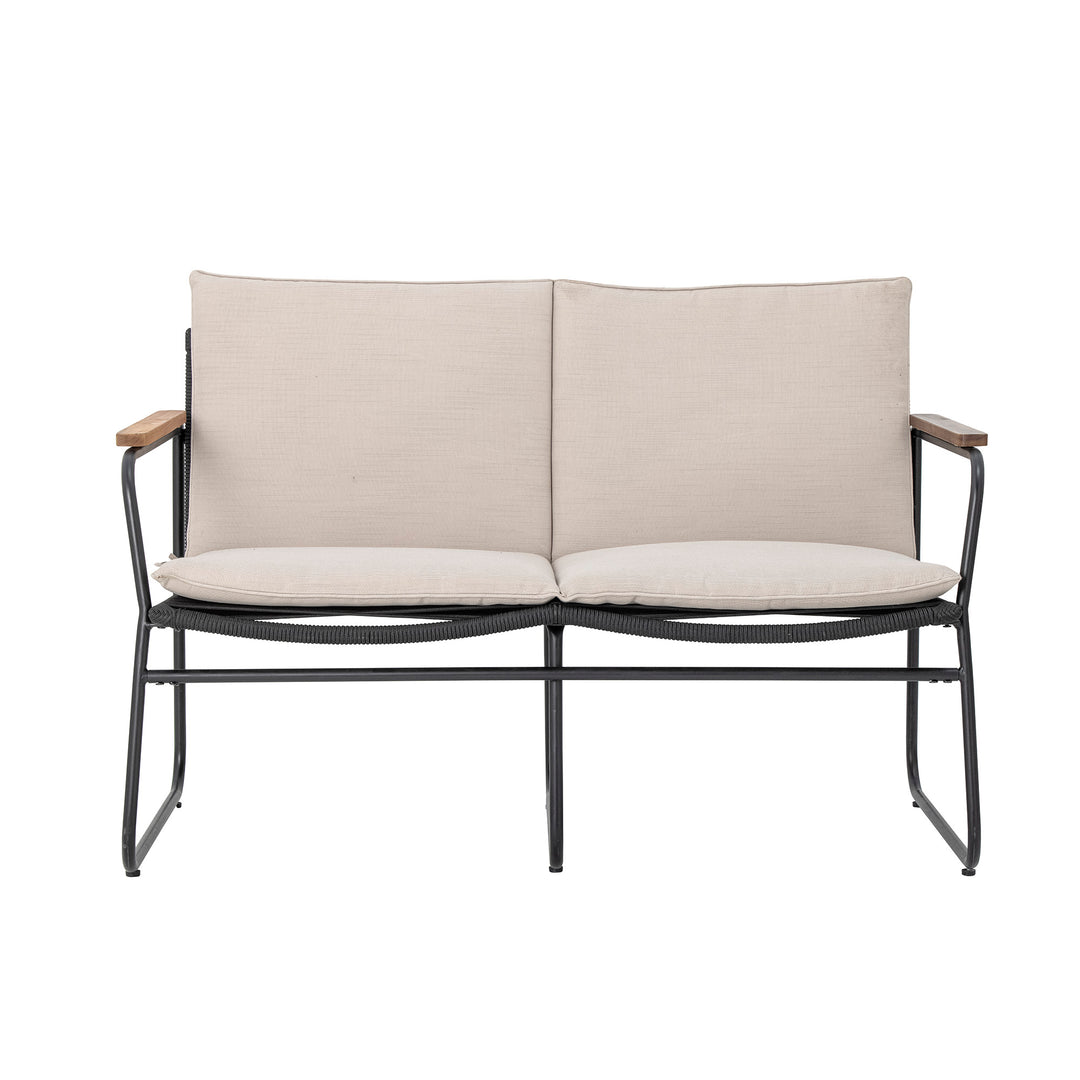 Canapea Metal Negru Hampton Bloomingville - Imagine 1
