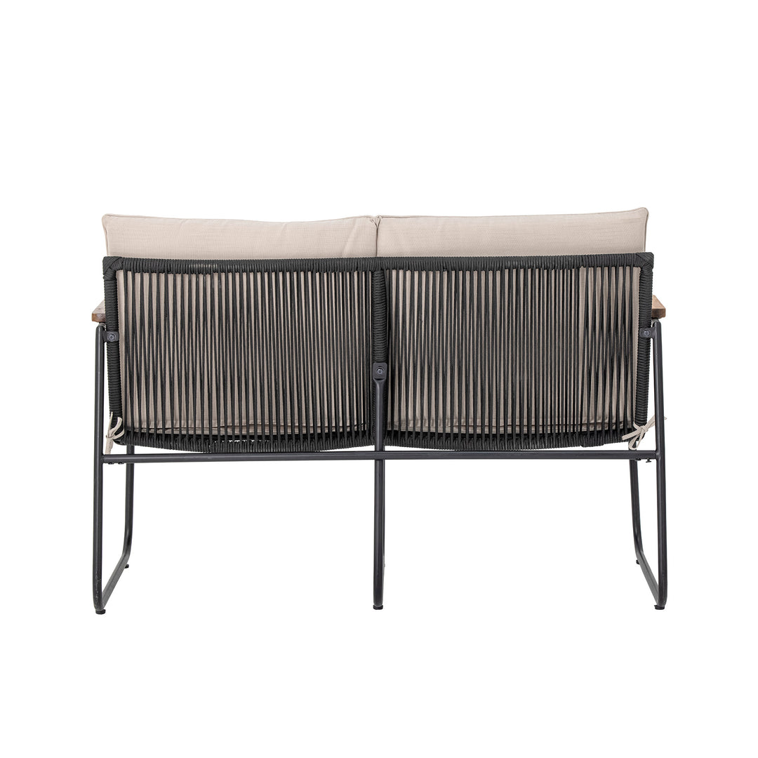Canapea Metal Negru Hampton Bloomingville - Imagine 2