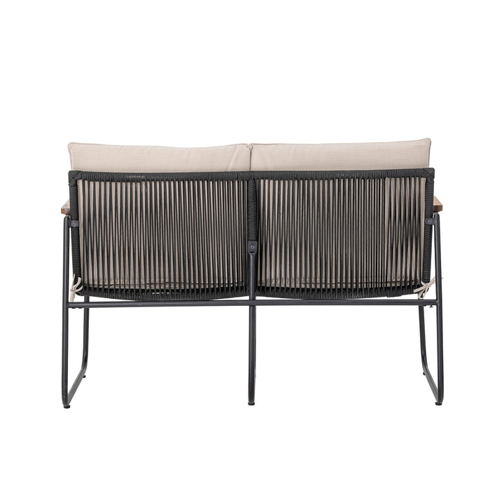 Canapea Metal Negru Hampton Bloomingville - Imagine 2