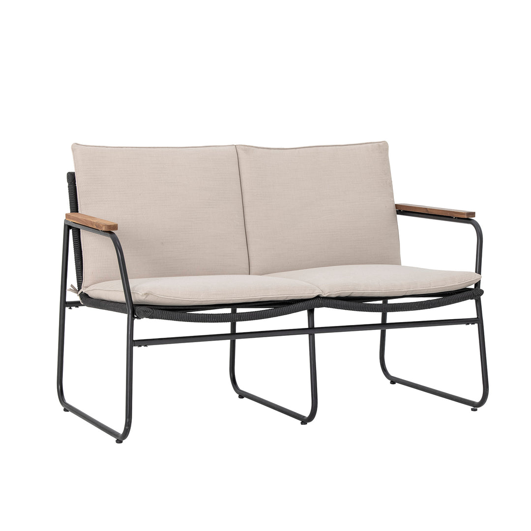 Canapea Metal Negru Hampton Bloomingville - Imagine 4