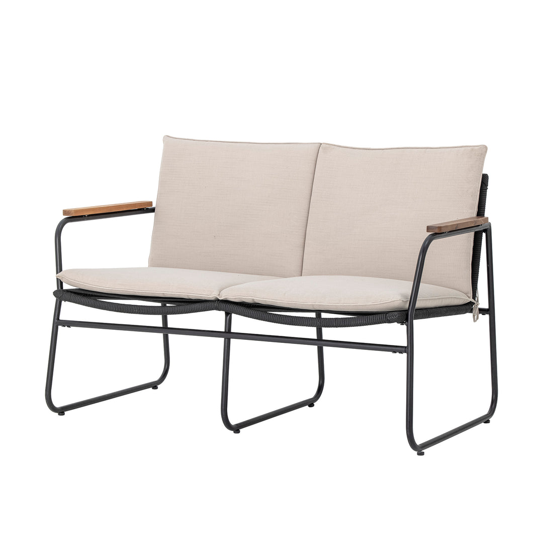 Canapea Metal Negru Hampton Bloomingville - Imagine 6