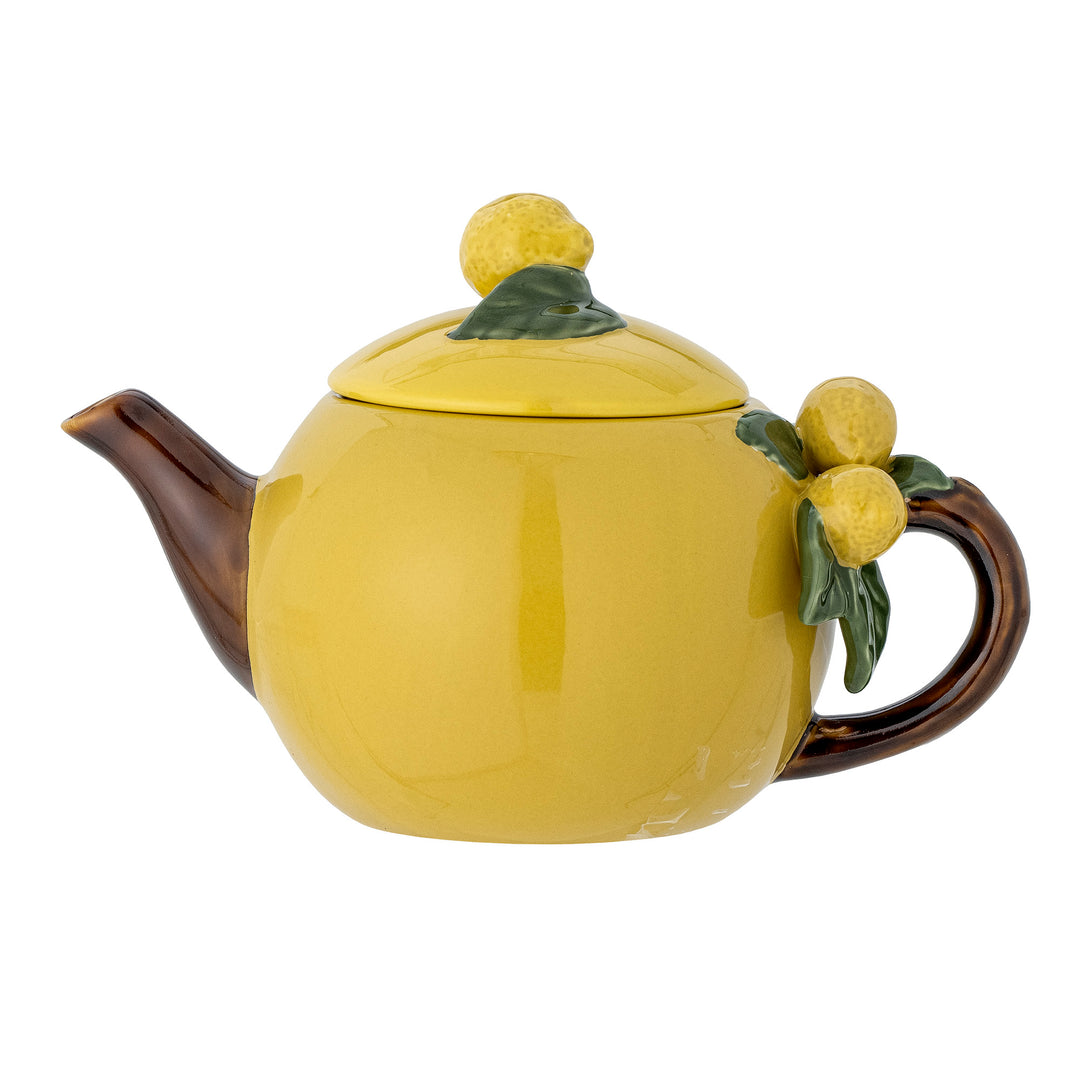 Ceainic Ceramic Galben Bloomingville - Imagine 1