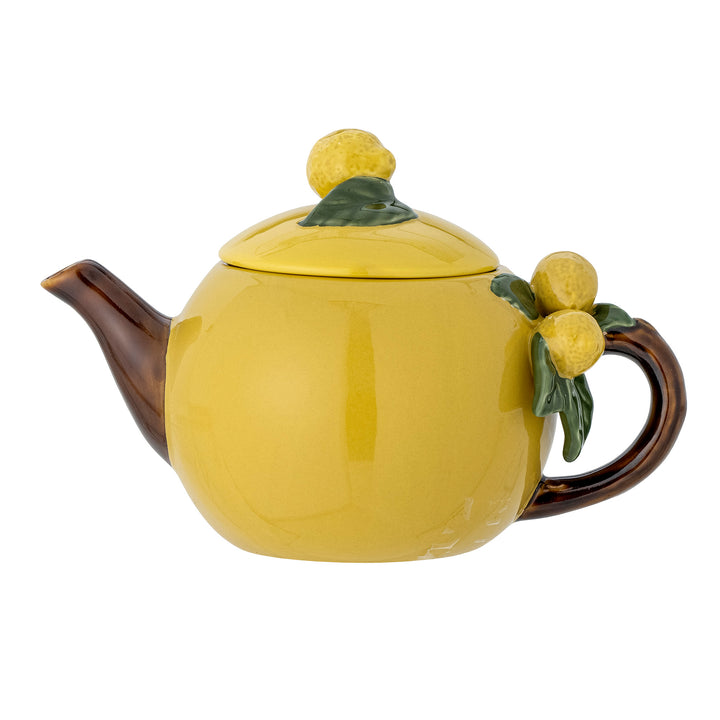 Ceainic Ceramic Galben Bloomingville - Imagine 1