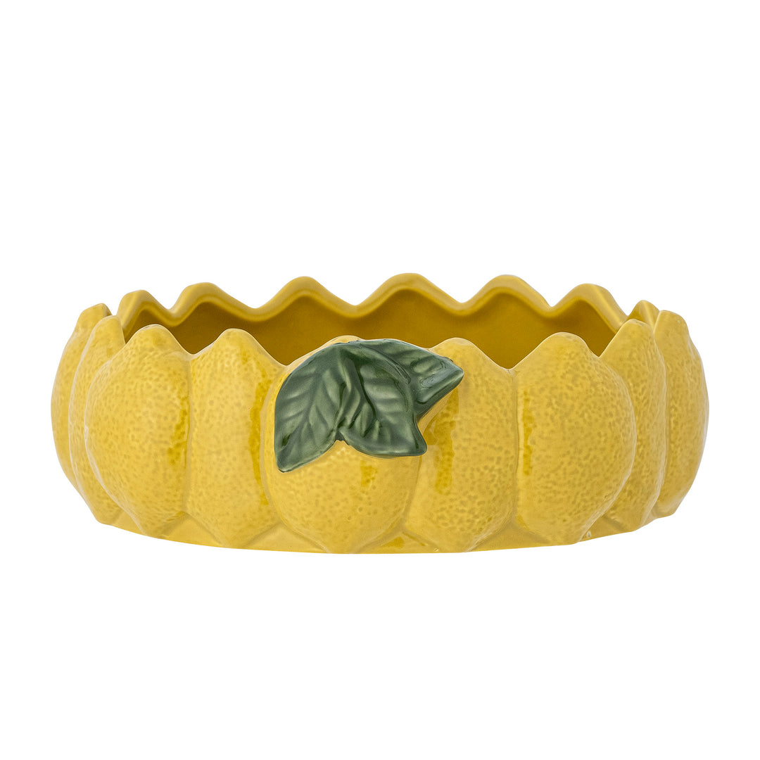 Bol Ceramic Galben Limone Bloomingville - Imagine 1