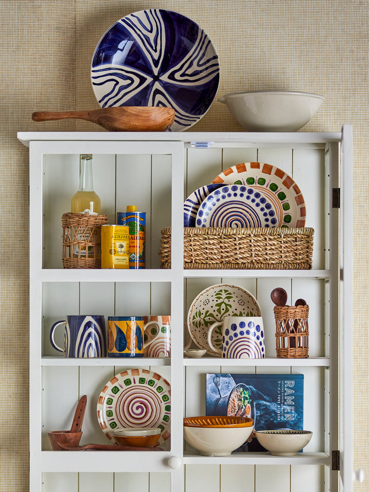 Bol Ceramică Natural Decorat Manual Bloomingville - Imagine 5