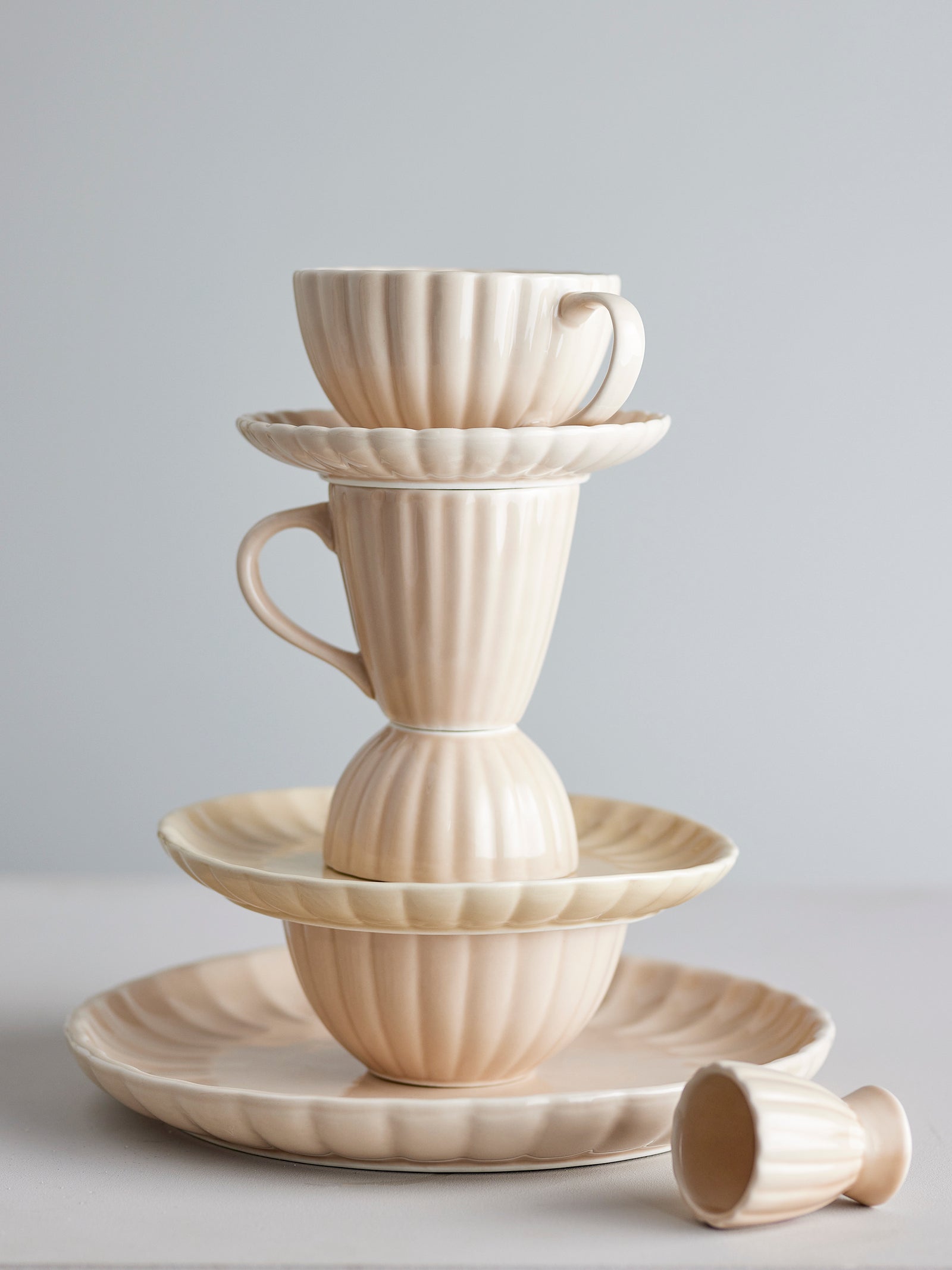 Bol Ceramică Natural Bloomingville - Imagine 2
