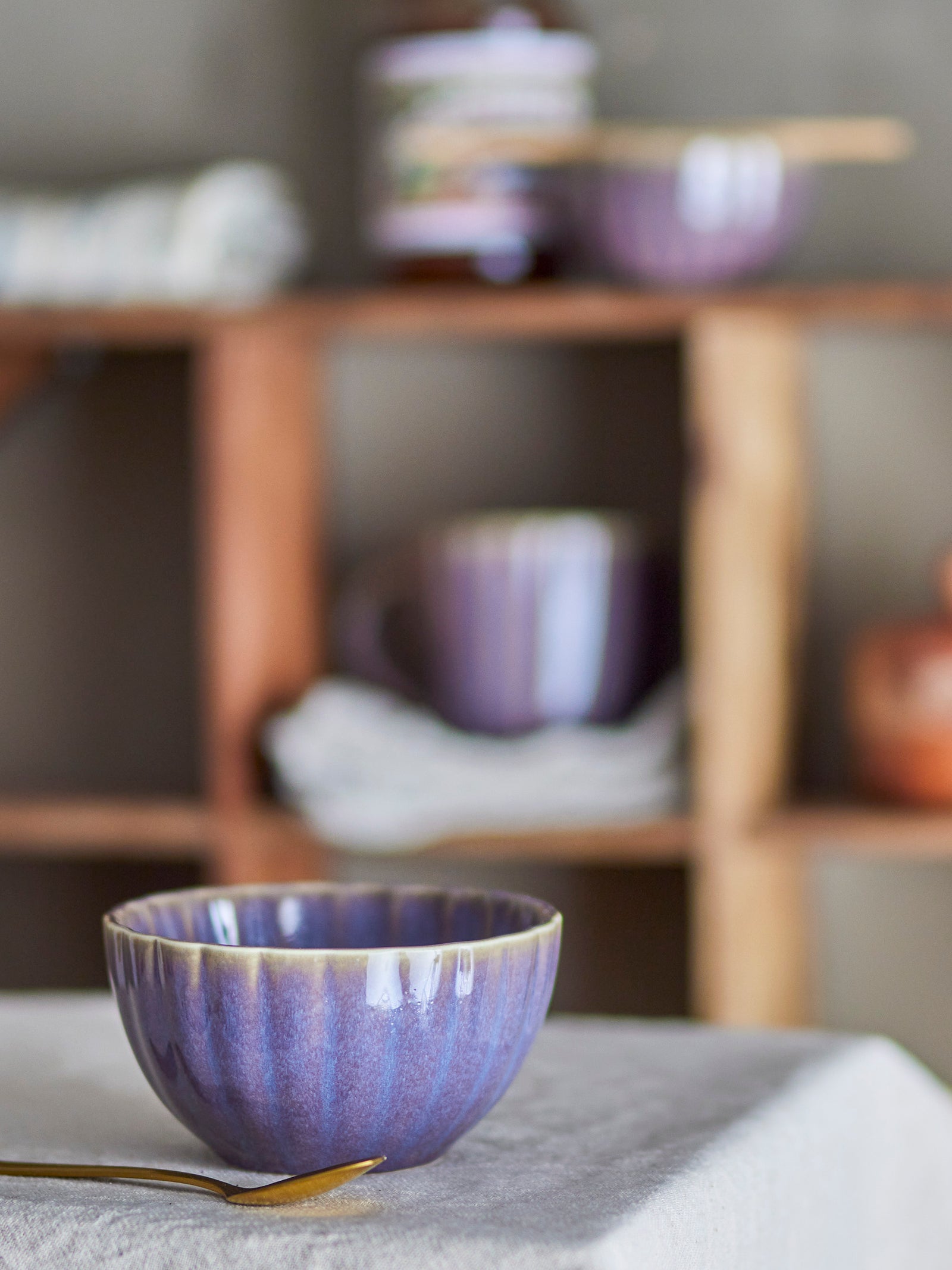 Bol Ceramic Violet Bloomingville - Imagine 2