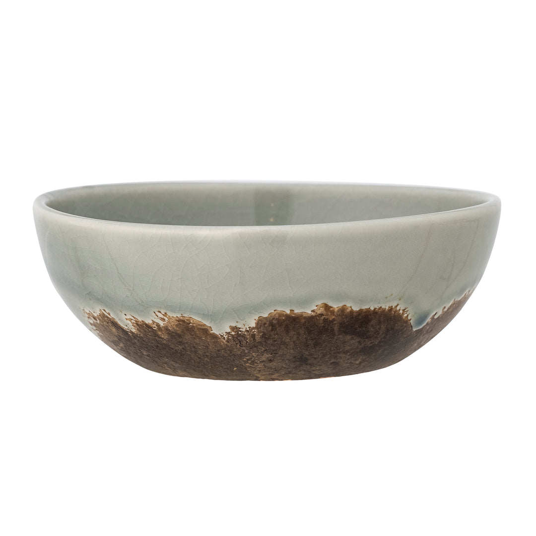 Bol Ceramică Maro Cu Glazură Crackle Bloomingville - Imagine 2