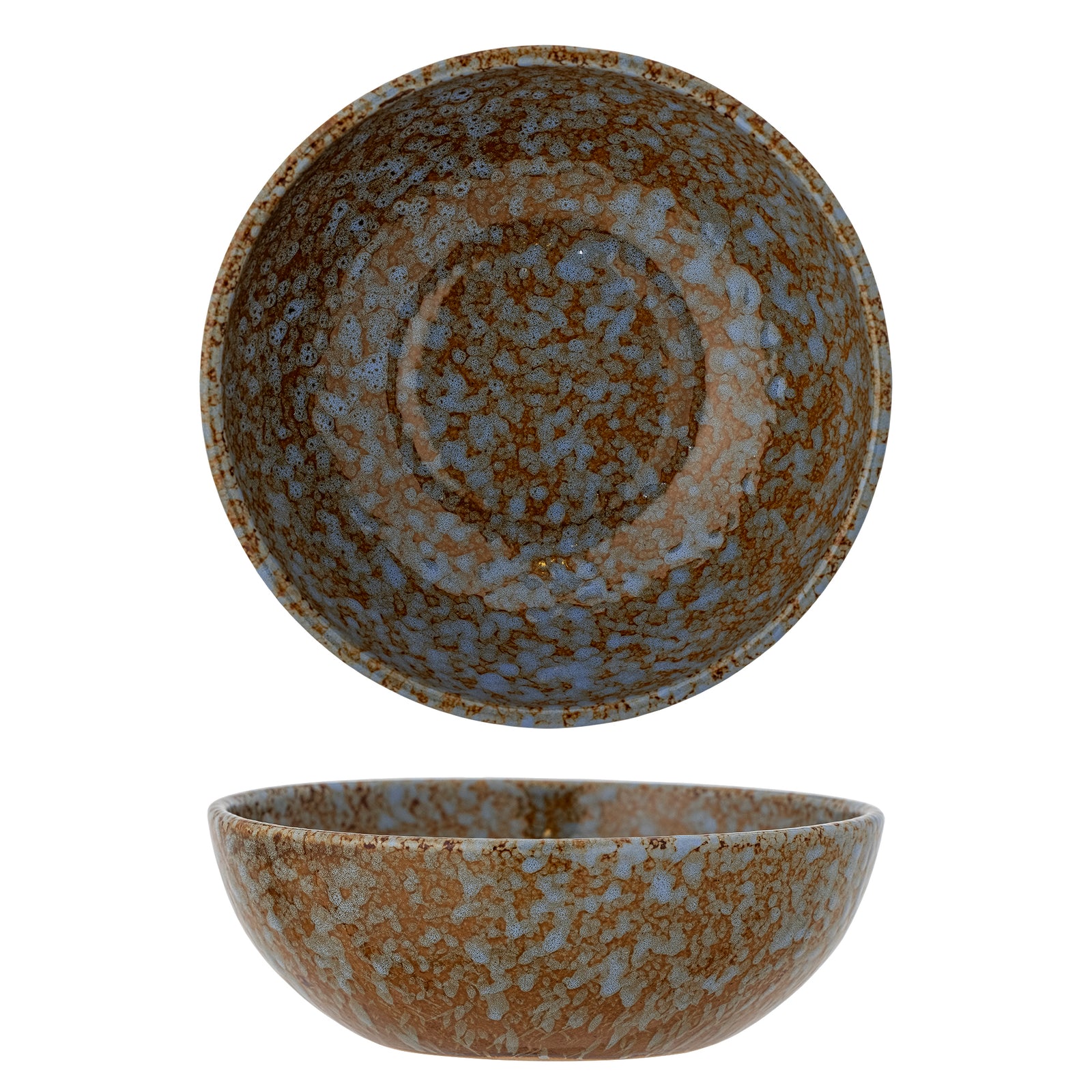 Bol Ceramică Albastru Glazură Reactivă Bloomingville - Imagine 1
