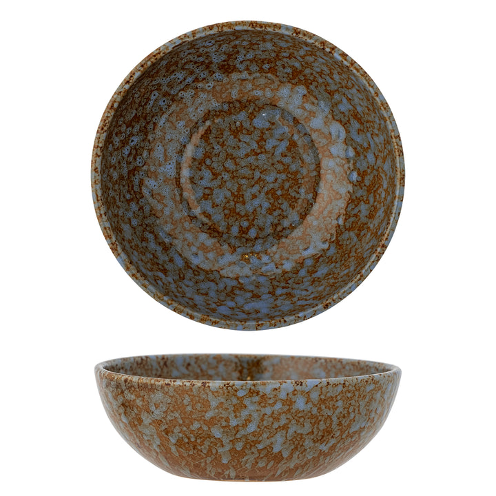 Bol Ceramică Albastru Glazură Reactivă Bloomingville - Imagine 1
