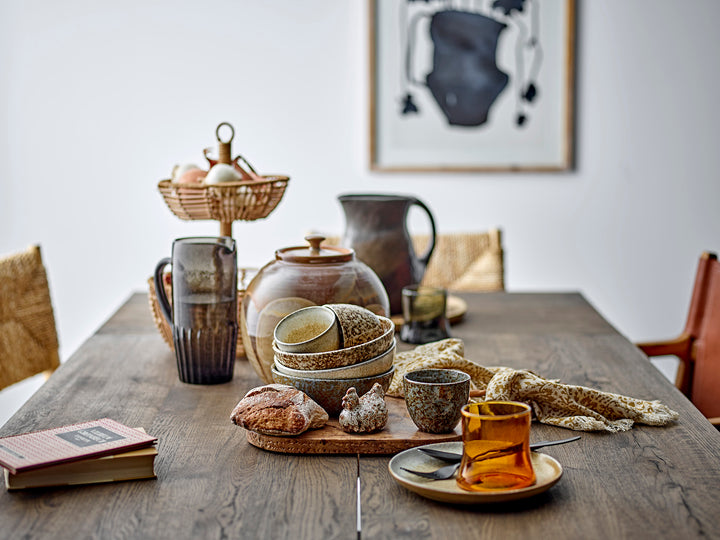 Bol Ceramică Albastru Glazură Reactivă Bloomingville - Imagine 6