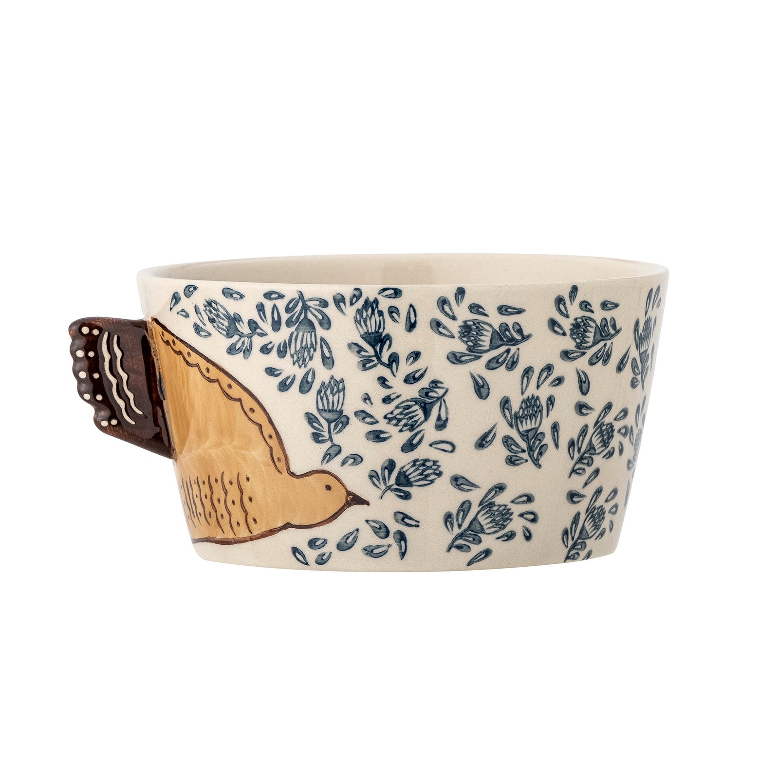 Bol Ceramică Naturală Decorat Manual Bloomingville - Imagine 1