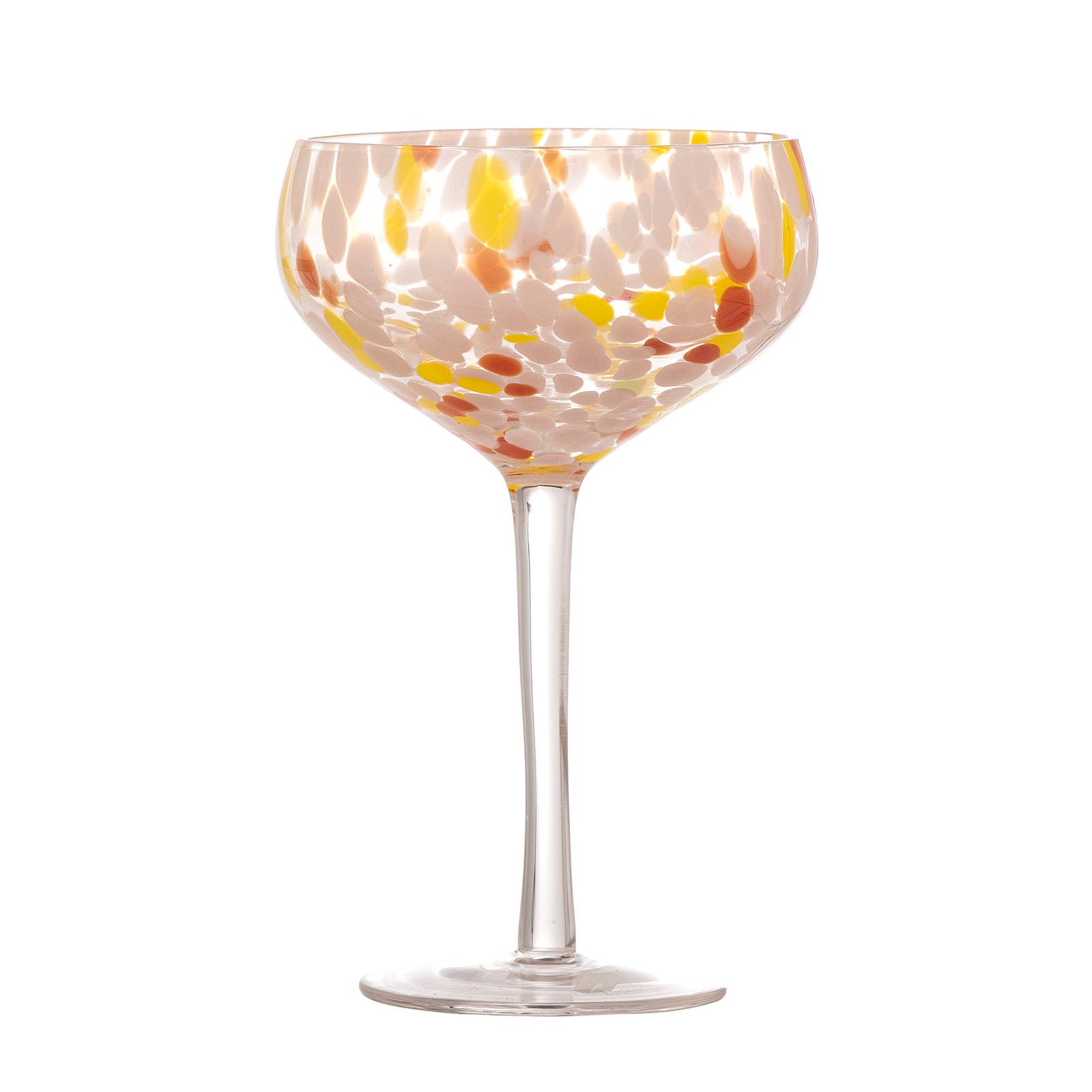 Pahar Cocktail Sticlă Roz Bloomingville - Imagine 1