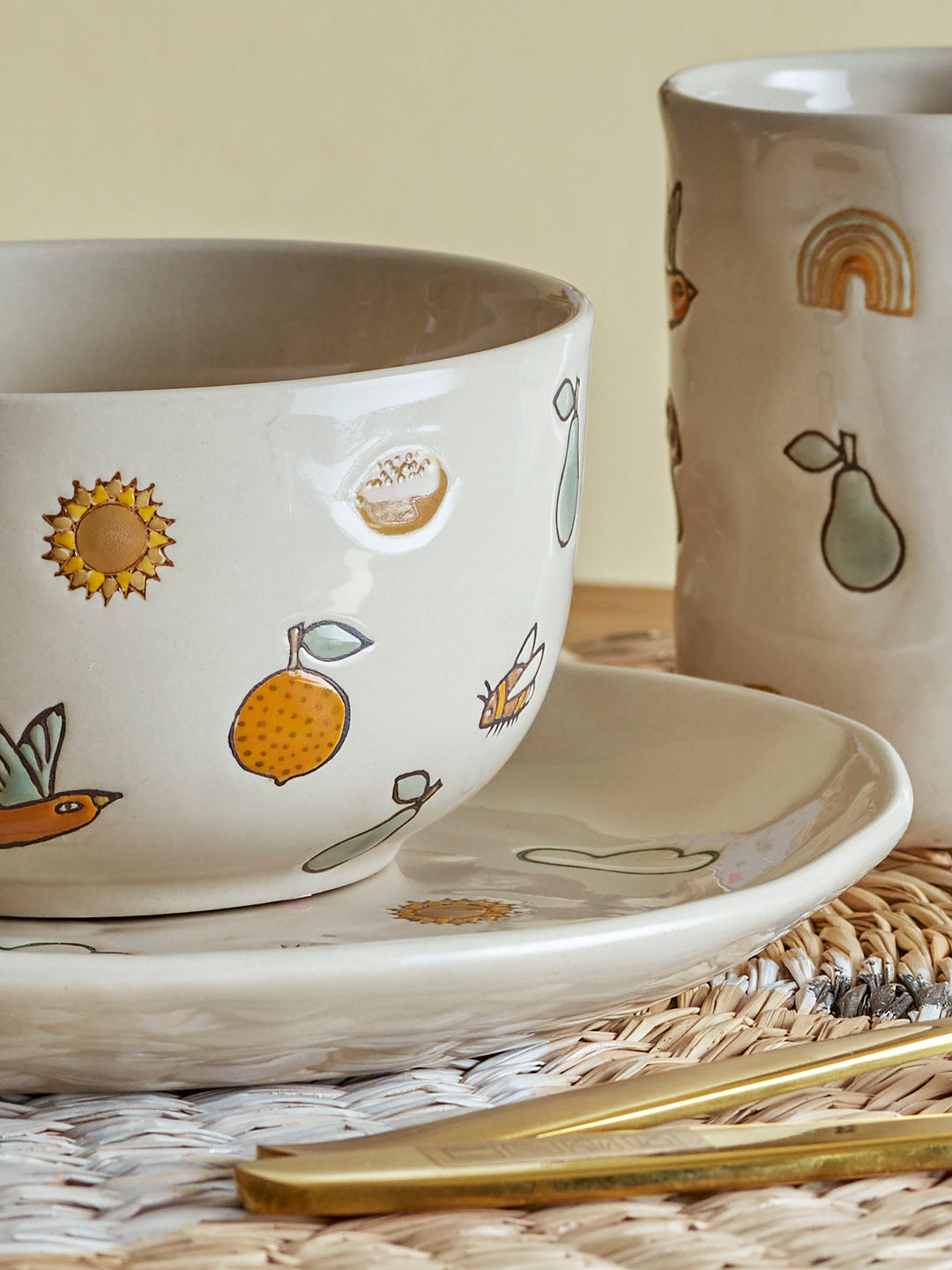 Set Veselă Ceramică Multicoloră Bloomingville - Imagine 4