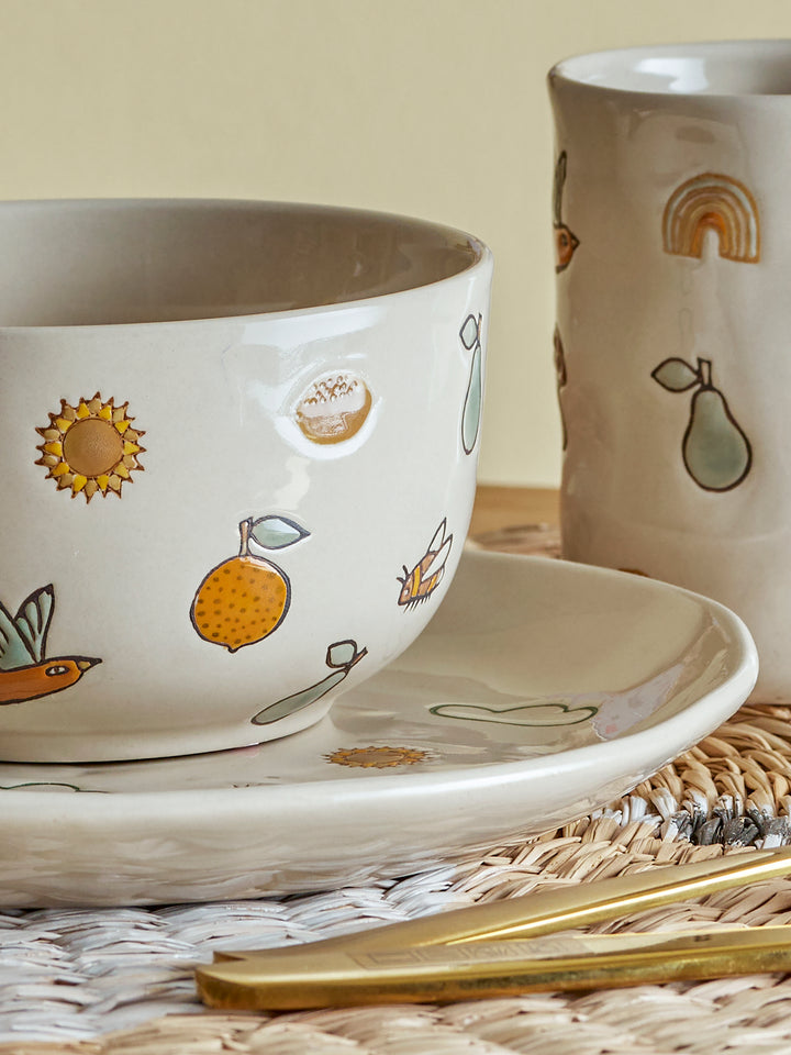 Set Veselă Ceramică Multicoloră Bloomingville - Imagine 4