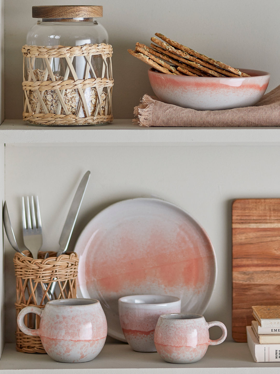 Farfurie Ceramică Portocalie Bloomingville - Imagine 4