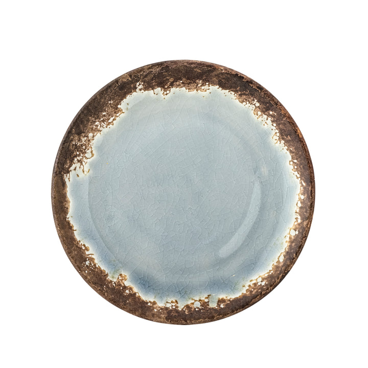 Farfurie Ceramică Maro Glazură Crackle Bloomingville - Imagine 3