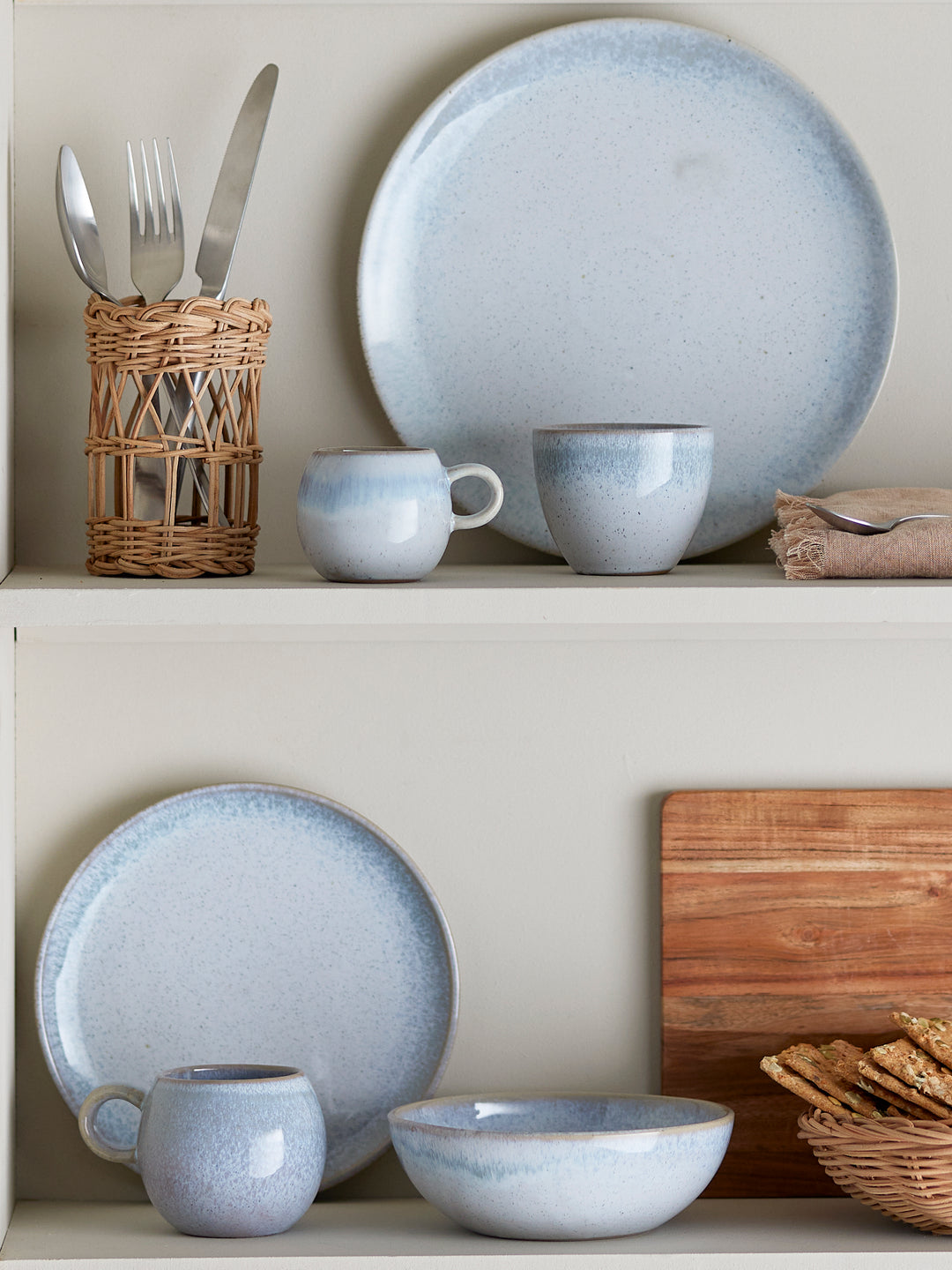 Farfurie Ceramică Albastră Bloomingville - Imagine 5