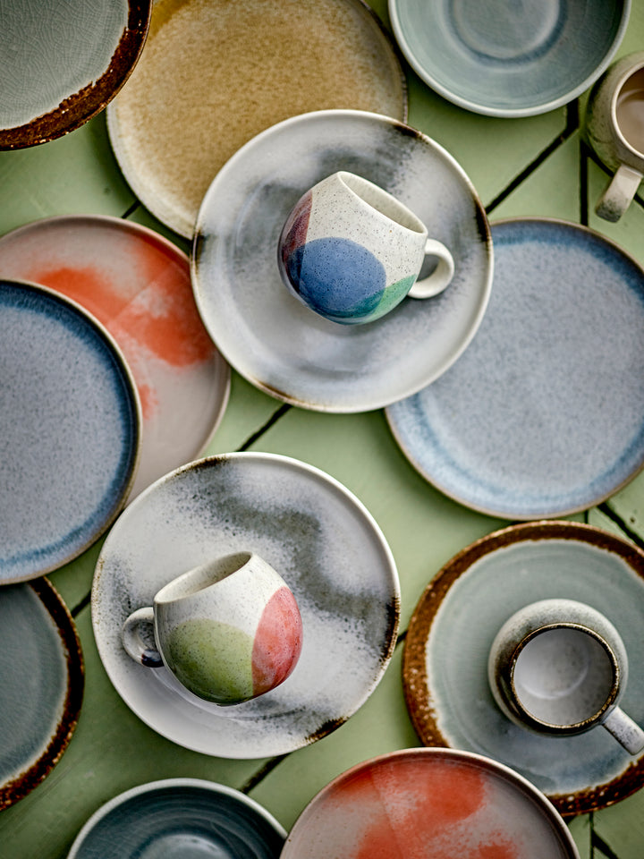 Farfurie Ceramică Albastră Bloomingville - Imagine 6