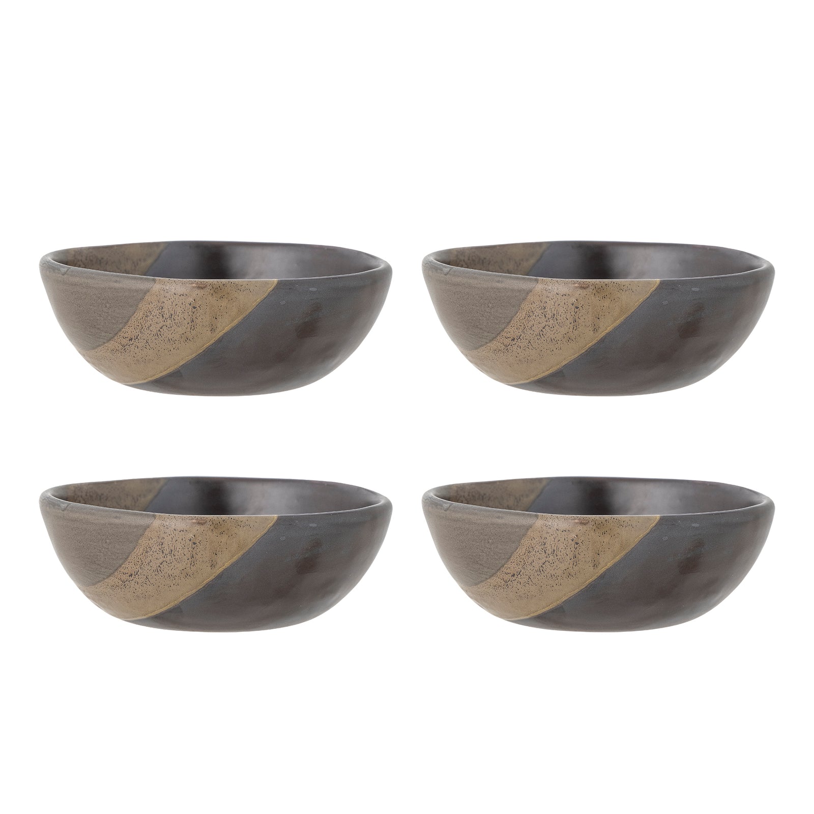 Set Boluri Ceramică Maro Bloomingville - Imagine 1