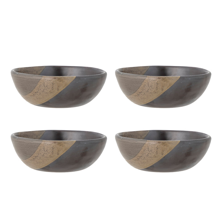 Set Boluri Ceramică Maro Bloomingville - Imagine 1