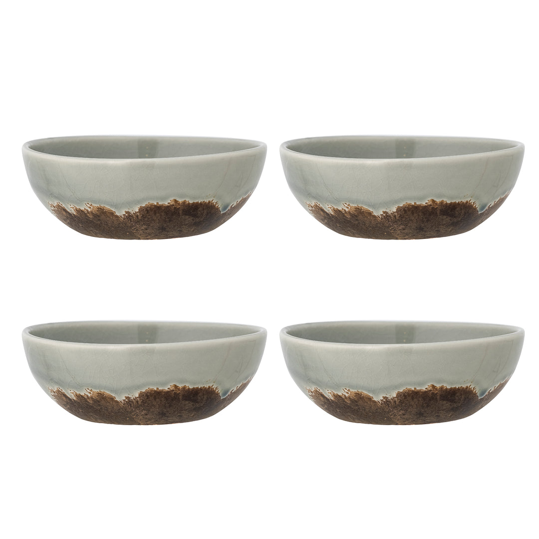 Set Boluri Ceramică Maro Bloomingville - Imagine 1