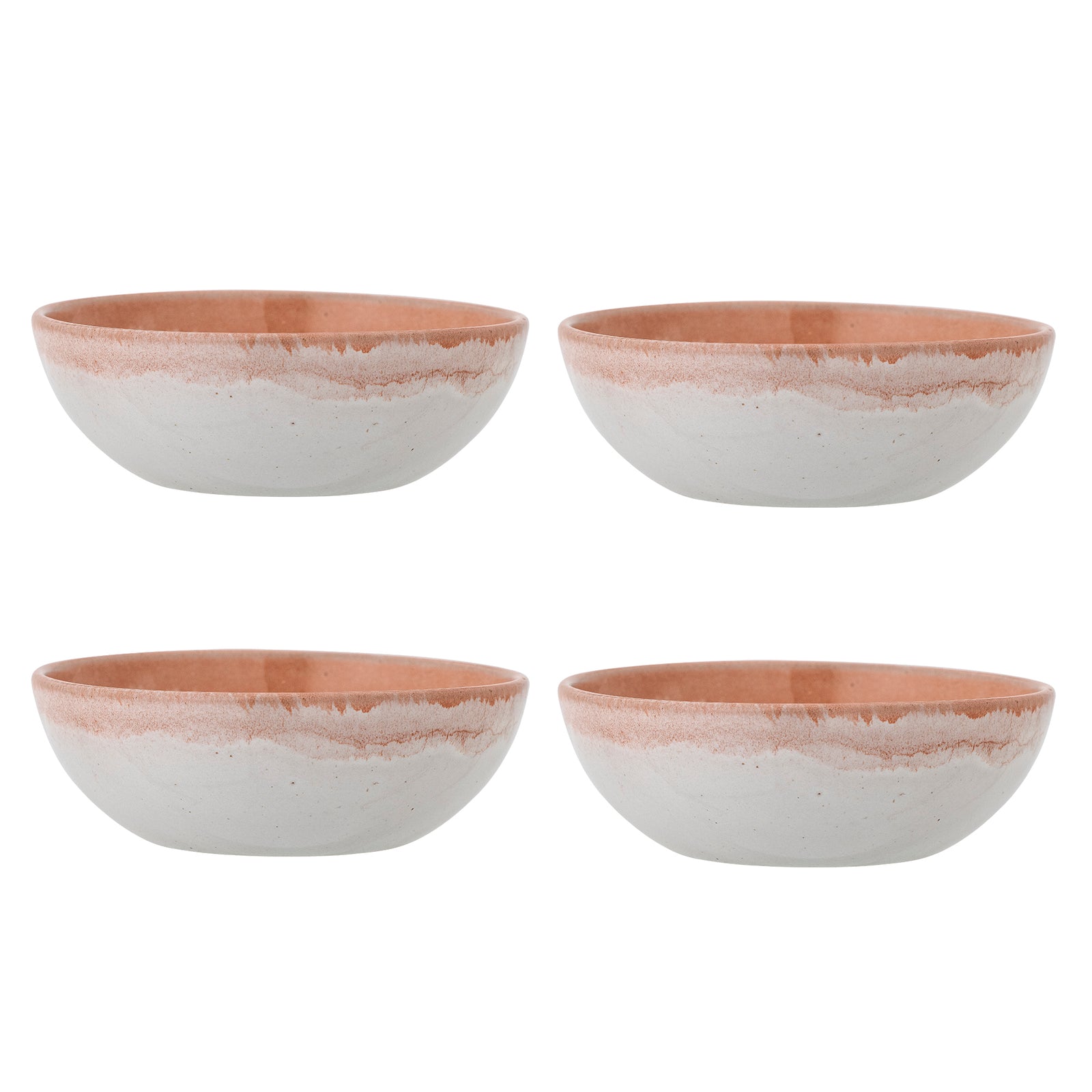 Set Boluri Ceramică Portocalie Bloomingville - Imagine 1